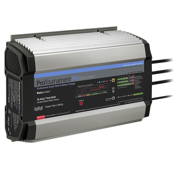 Promariner ProTournament 360 Elite Series3 4-Bank On-Board Marine Battery Charger 53364 - main